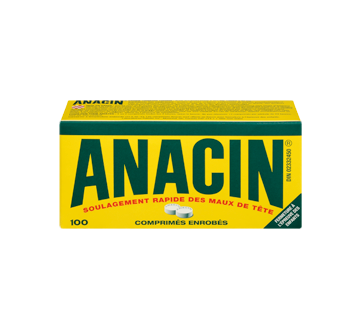 Image 3 du produit Anacin - Anacin 325 mg, 100 comprimés enrobés
