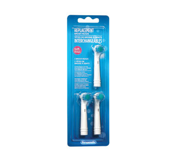Image du produit Personnelle - Têtes de brosse à dents interchangeables, 3 unités