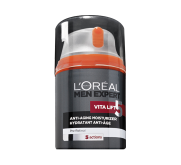 Men Expert Vita Lift Anti-âge crème hydratante avec Pro-Rétinol pour hommes, 50 ml