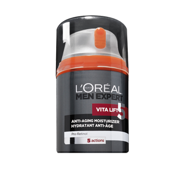 Men Expert Vita Lift Anti-âge crème hydratante avec Pro-Rétinol pour hommes, 50 ml