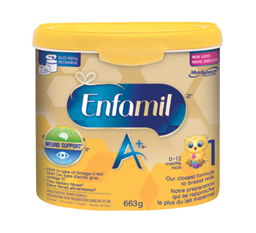 Image du produit Enfamil A+ - Enfamil A+ contenant de préparation lactée, 663 g