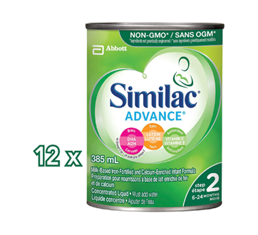 Image 2 du produit Similac - Similic Advance Étape 2 préparation pour nourrisson enrichie de fer et de calcium, 12 x 385 ml