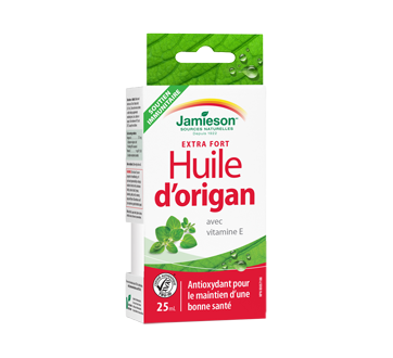 Image 1 du produit Jamieson - Huile d'origan extra forte avec vitamine E, 25 ml