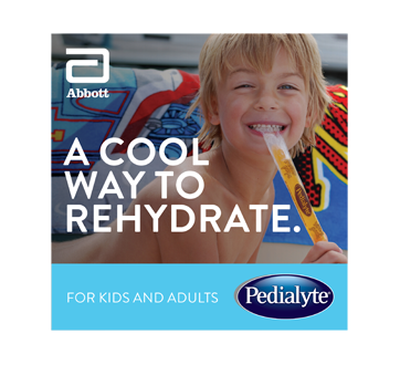 Image 2 du produit Pedialyte - Bâtons glacés solution de réhydratation orale pour combler les pertes d'électrolytes, 16 x 62,5 ml, saveurs variées