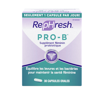 Image 1 du produit RepHresh - Pro-B supplément féminin probiotique, 30 unités
