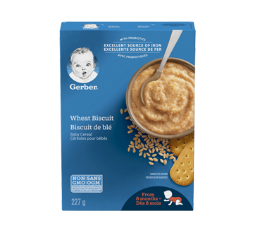 Image 1 du produit Gerber - Gerber céréales biscuits de blé, 227 g