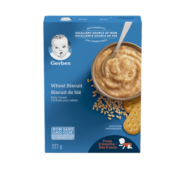 Gerber céréales biscuits de blé, 227 g