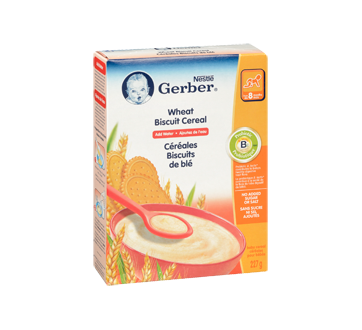 Céréales Gerber® pour bébés, Biscuits de blé