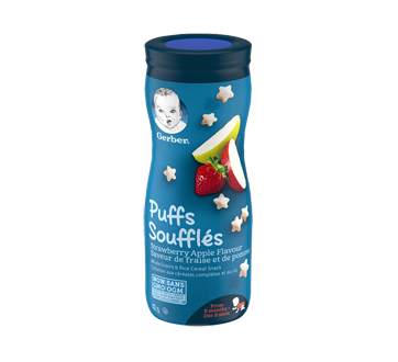 Gerber soufflés, 42 g, fraise et pomme