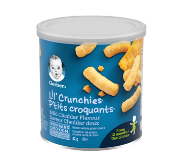 Gerber P'tits Croquants cheddar doux, 42 g