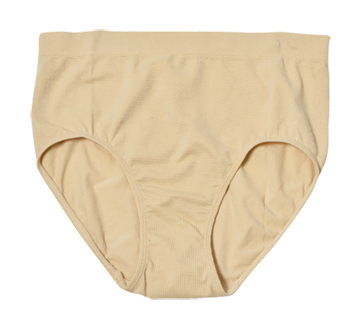 Culotte à taille haute pour femme, 1 unité, très grand, beige