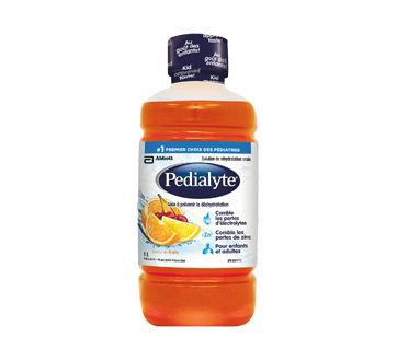 Image du produit Pedialyte - Solution de réhydratation orale à base d'électrolytes, 1 L, fruit