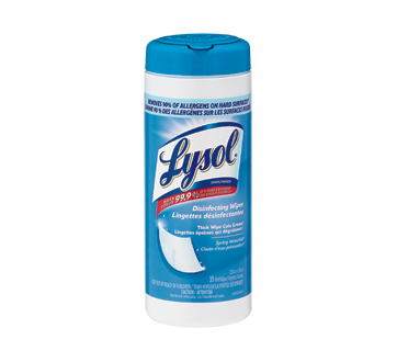 Lingettes désinfectantes, 35 unités, chute d'eau printanière