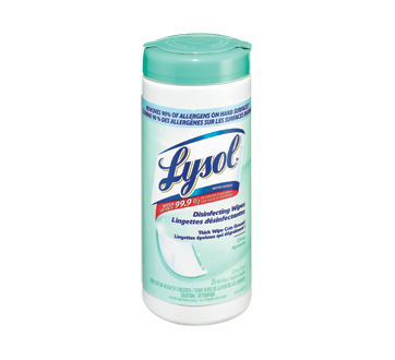 Image du produit Lysol - Lingettes désinfectantes, 35 unités, argumes