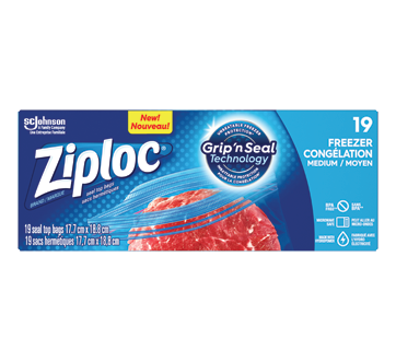 Sac de congélation Ziploc® (300/boîte)