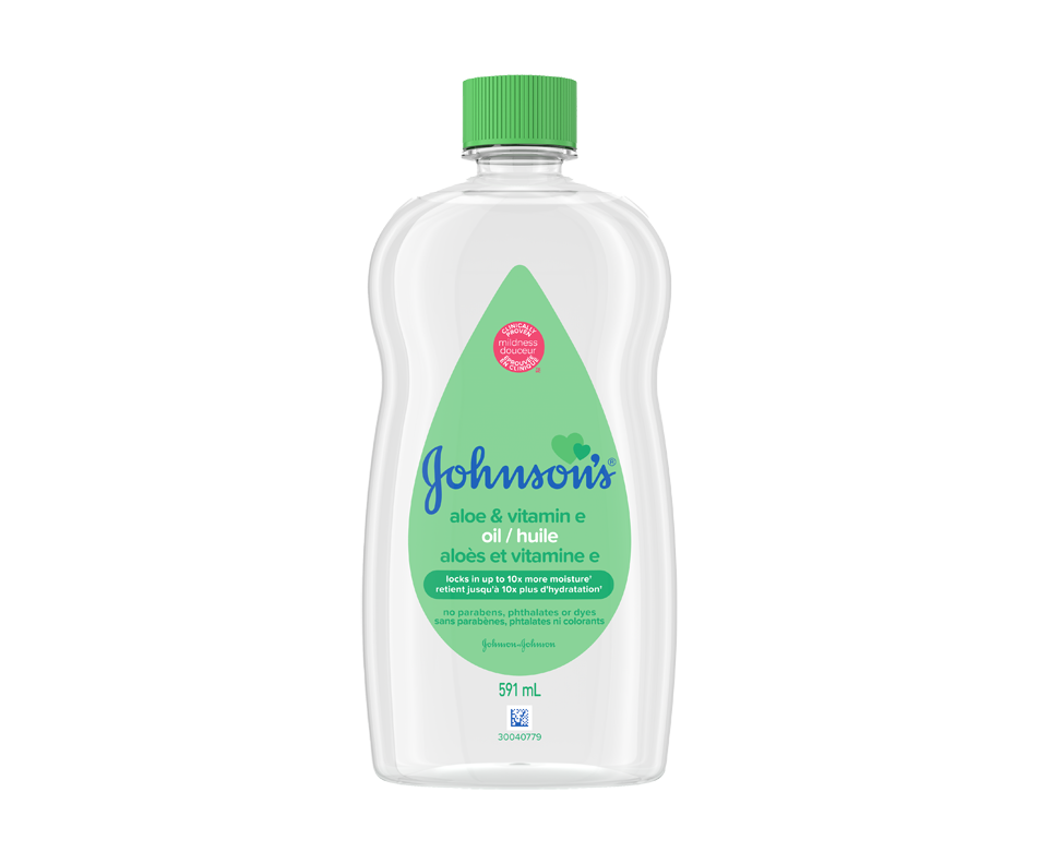 Huile pour bébés, aloès et vitamine E, 591 ml Johnson's Baby Huile
