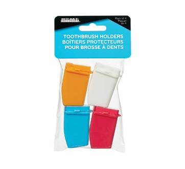 Boîtiers protecteurs pour brosse à dents, 4 unités