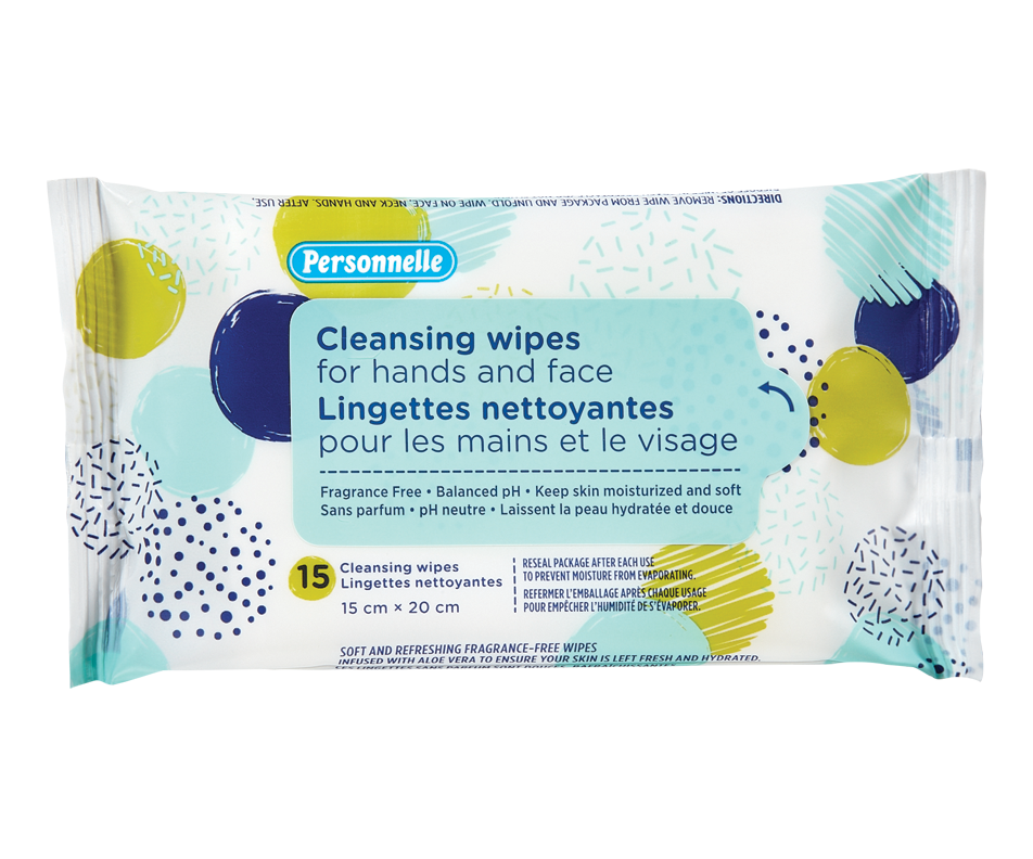 Lingettes nettoyantes pour les mains et le visage, 15 unités Personnelle Démaquillant Jean Lingettes nettoyantes pour les mains et le visage, 15 unités Personnelle Démaquillant Jean