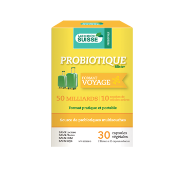 Probiotique Voyage 50 Milliards 30 Unites Laboratoire Suisse Probiotiques Jean Coutu