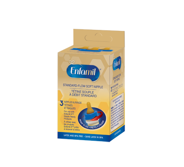 Enfamil tétine souple à débit standard, 3 unités