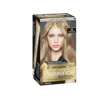 Image 2 du produit L'Oréal Paris - Superior Preference coloration haut de gamme, 1 unité 18 - Copenhague blond moyen cendré
