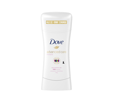 Image du produit Dove - Advanced Care Invisible antisudorifique, 74 g, fini clair