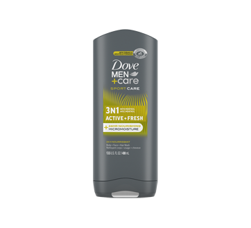SportCare Active+Fresh gel douche corps & visage, 400 ml