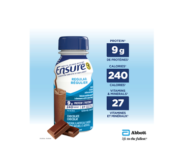 Image 3 du produit Ensure - Substitut de repas 9,4 g de protéines, 6 x 235 ml, chocolat