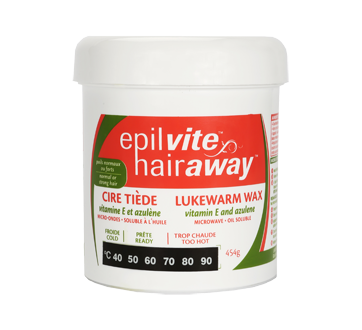 Cire tiède vitamine E et azulène, 454 g
