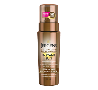 Éclat Naturel Instant Sun mousse autobronzante bronzage foncé, 180 ml