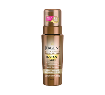 Éclat Naturel Instant Sun mousse autobronzante bronzage léger, 180 ml