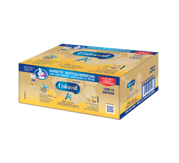 Image du produit Enfamil A+ - Enfamil A+ Nursette biberons de préparation pour nourrissons, 24 x 59 ml