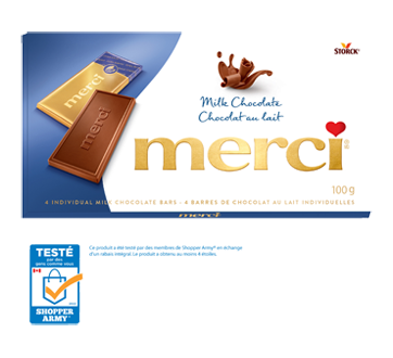 Image 2 du produit Merci - Barres de chocolat, au lait, 100 g