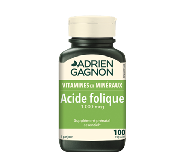 Image 1 du produit Adrien Gagnon - Acide folique , 100 unités