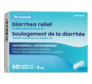 Image du produit Personnelle - Soulagement de la diarrhée, 30 unités
