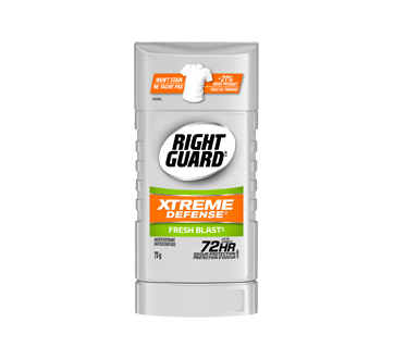 Right Guard Xtreme Defense antisudorifique, 73 g, Fresh Blast
