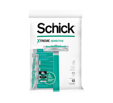 Schick Xtreme 2 rasoirs jetables pour hommes, 12 unités