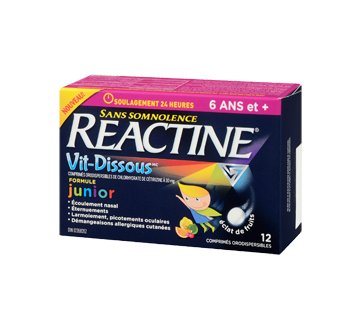 Image 3 du produit Reactine - Reactine Vit-Dissous formule junior, 12 unités