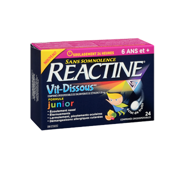 Image 4 du produit Reactine - Reactine Vit-Dissous formule junior, 24 unités