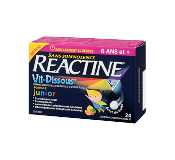 Image 5 du produit Reactine - Reactine Vit-Dissous formule junior, 24 unités