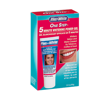 One Step gel blanchissant efficace en 5 minutes pour les dents