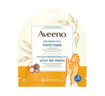 Image du produit Aveeno - Masque réparateur CICA pour les mains, 1 unité