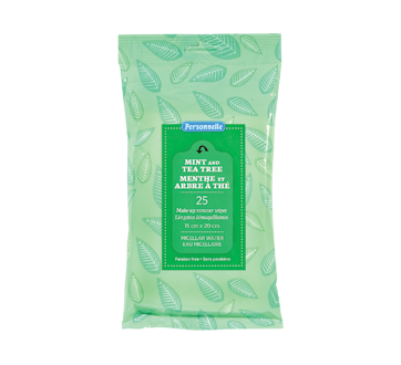Lingettes démaquillantes, 25 unités