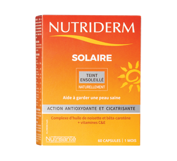 Image du produit Nutrisanté - Nutriderm solaire, 60 unités