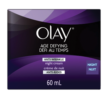 Image du produit Olay - Crème de nuit anti-rides - Défi au temps, 60 ml