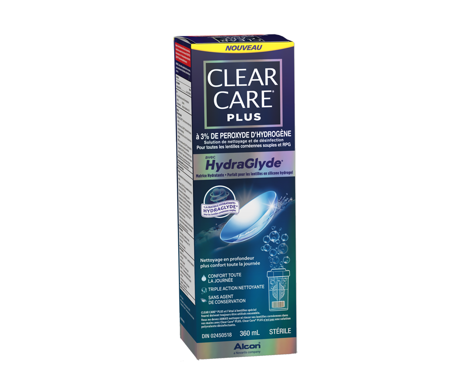 Clear Care Plus, 360 ml Clear Care Solution pour lentilles Jean Coutu