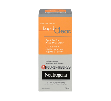 Rapid Clear gel à action ciblée pour peau sujette à l'acné, 15 ml