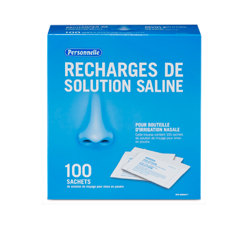 Image 1 du produit Personnelle - Recharges de solution saline, 100 unités