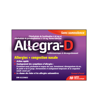 Image 1 du produit Allegra - Allegra-D antihistaminique, 10 unités