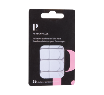 Bandes adhésives pour faux ongles, 36 unités